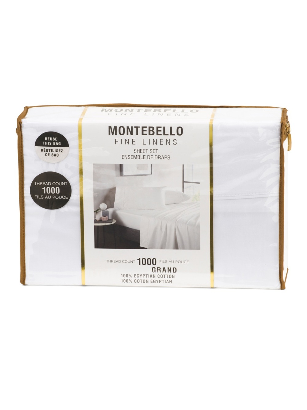 MONTEBELLO 1000tc Egyptian Cotton Sheet Set